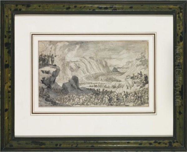 Moses Parting The Red Sea - view 1