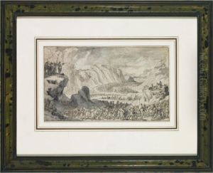 Moses Parting The Red Sea by Caspar Luyken