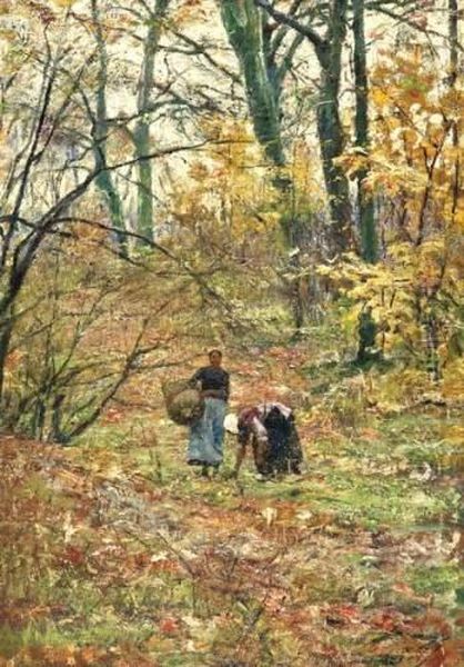 Deux Femmes Dans Le Bois - view 1