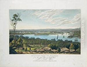 Views In Australia, Or New South Wales A& Van Dieman's Land Delineated. In Fifty Views With Descriptive Letter Press. by Joseph Lycett