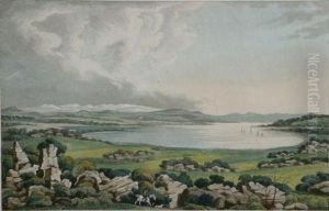 Baeaumonts Lake - Van Diemans Land by Joseph Lycett