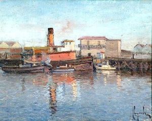 "riachuelo". by Justo Lynch