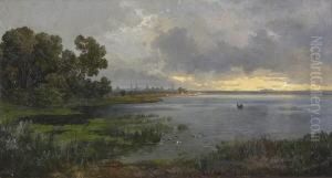 Weite Seelandschaft Im
Abendlicht. by Anna Lynker