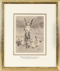 The Duke Of York, Princes Edward And George And The Young Duke Of Gloucester by Frank Lynn-Jenkins