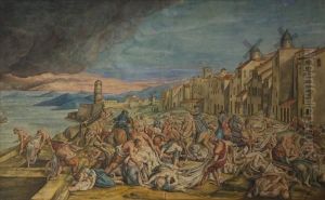 La Peste Di Marsiglia Del 1720 by Pierre Joseph Lyon