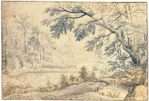 View Of Boisfort, Near Brussels by Gysbrecht Lytens