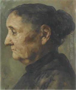 Woman In Profile by Nikoforos Lytras