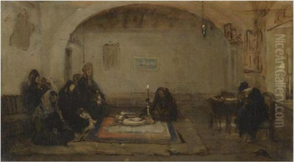 Interior With Figures - view 1