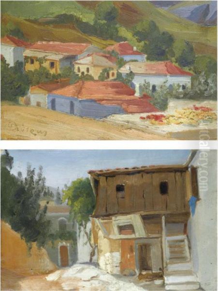 Mountain Village; The Rustic House: A Pair - view 1