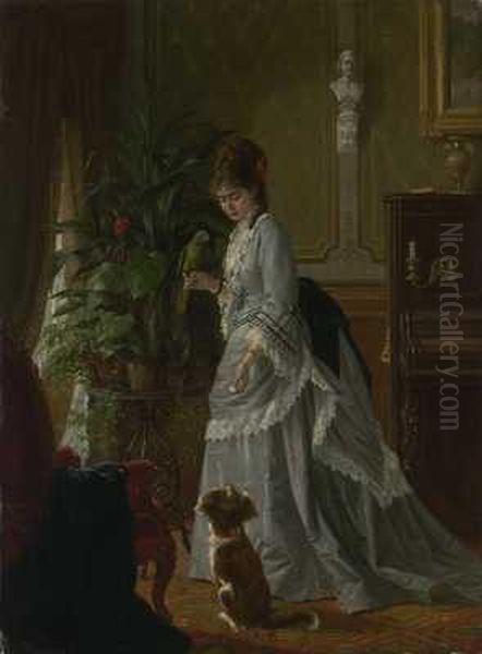 Johanna Maas Belohnt Den Artigen Spitz - view 1