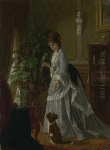 Johanna Maas Belohnt Den Artigen Spitz by Lorenz Maas
