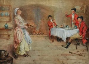 After The Hunt by Charles MacIvor or MacIver Grierson