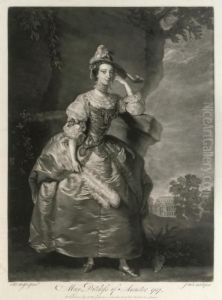 Mary, Duchess Of Ancaster 1757 by James Macardell