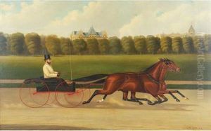 Hugh Grant Riding In Central Park by John Macauliffe