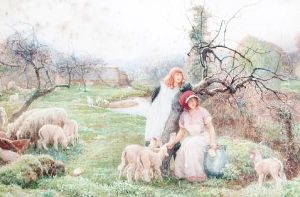 The Foster Mother by Robert Walker Macbeth