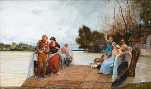 On The Way To Market - "and The Floods Areout" by Robert Walker Macbeth