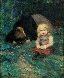 Siesta En El Jardin by Robert Lea Maccameron