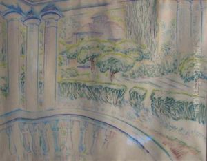 Park Scene by Henry Bainbridge Maccarter