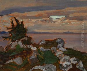 Near Petite Riviere, Nova Scotia by James Edward Hervey MacDonald