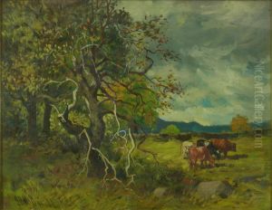 Cattle And Trees by John Blake Macdonald