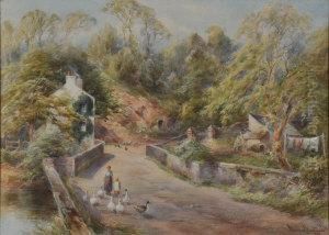 Old Barskimming Bridge On The River Ayr by Murray Macdonald