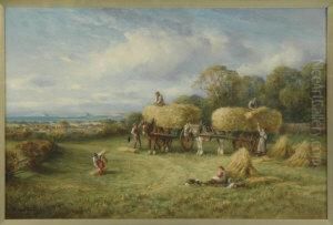 On The Kennan-hill-markinch - Fife, The Last Load by Murray Macdonald