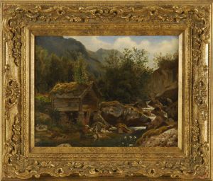 Mountain Dwelling by James McDougal Hart