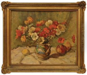 Still Life Withpoppies Oil On Board