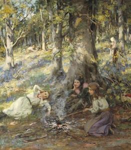 Woodcutter's Children by William Stewart MacGeorge