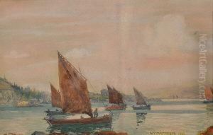 Fishing Boats Going by William York MacGregor