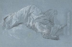 Study Of A Drapery by Jules Machard