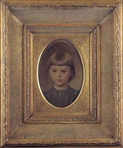 Portret Dziewczynki by Franciszek Machniewicz