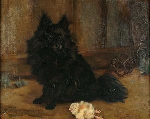 Study Of A Dog With A Dead Bird by Agnes Macintyre-Croxford