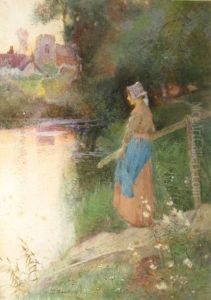 Femme Au Bord De L'eau by James Mackay