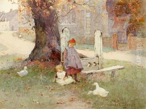 The Village Stocks by Thomas Mackay