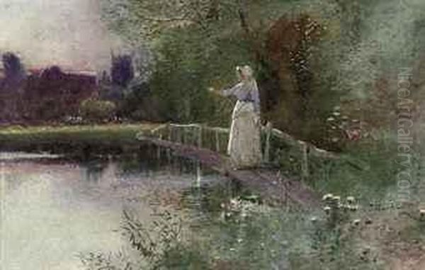 Watching The Harvest (illustrated) - view 1