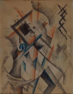 'abstract Shapes Iii by August Macke