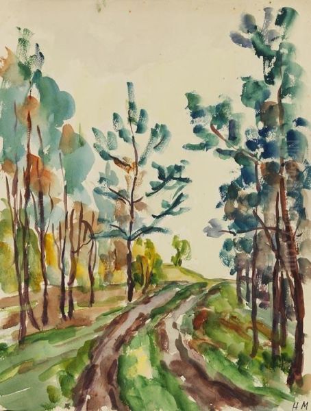 Waldweg. - view 1