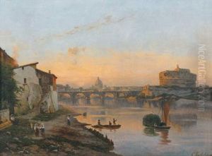 In Rome by Bernhard Carl Mackeldey