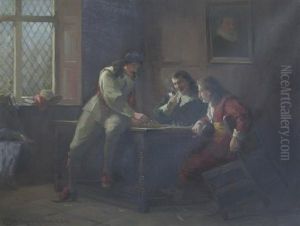 Cavaliers Playing Chess by Duncan Mackellar