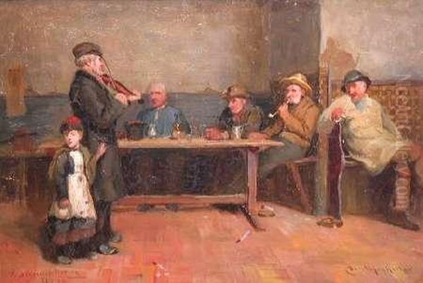 A Strolling Fiddler - view 1
