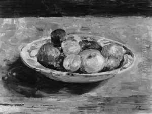 Schale Mit Fruchten by Hertha Mackensen