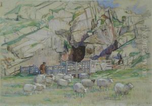 Shepherd, Iona by James Hamilton Mackenzie