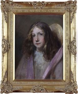 Portrait Of The Artist's Daughter by Charles Hodge Mackie
