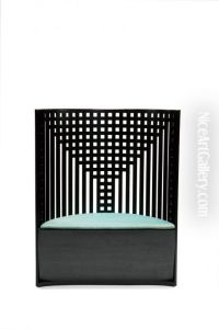 Curved Lattice Back Chair Curved Lattice Back Chair