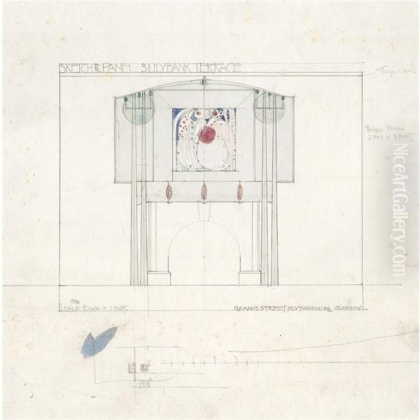 Sketch For Panel, 3 Lilybank Terrace - view 1