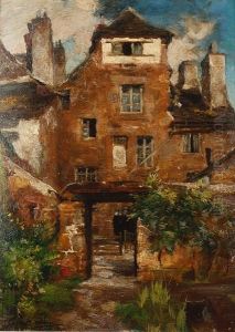 The House In Which Ernest Renan Was Born,treguier by Thomas Eyre Macklin