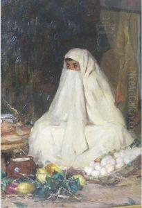 A North African Street Seller by John Stewart Maclaren
