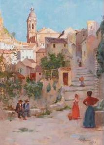 View Of Loja, Province Of Granada by John Stewart Maclaren
