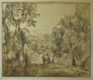 Road Song Of Tuscany #2 by Donald Shaw Maclaughlan